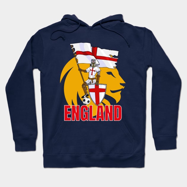 Engalnd World Cup Hoodie by Ashley-Bee